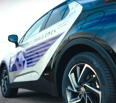 Bridgestone contributes to Paris 2024 as the official tire of the Olympic and Paralympic Games