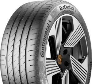 Škoda Elroq fitted with Continental EcoContact 7 tires